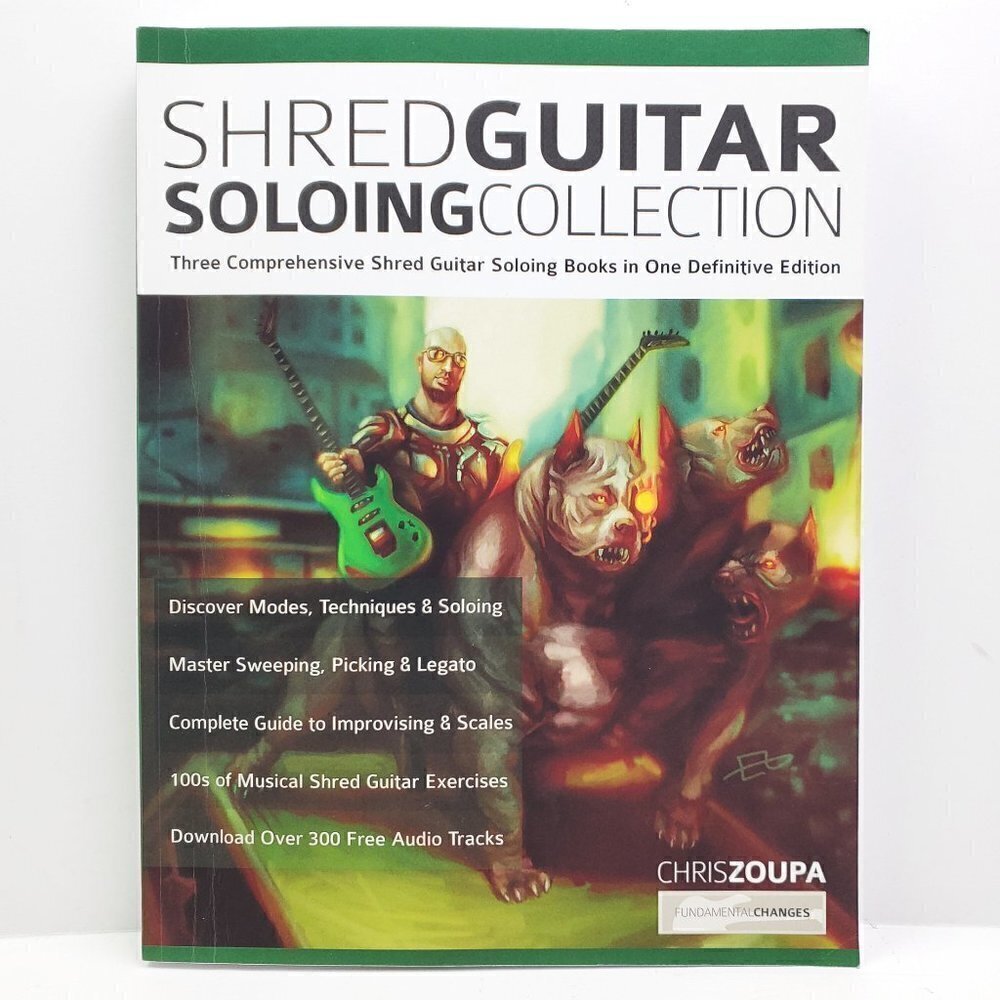 Shred Guitar Soloing Compilation Three Comprehensive Books in One Zoupa Book